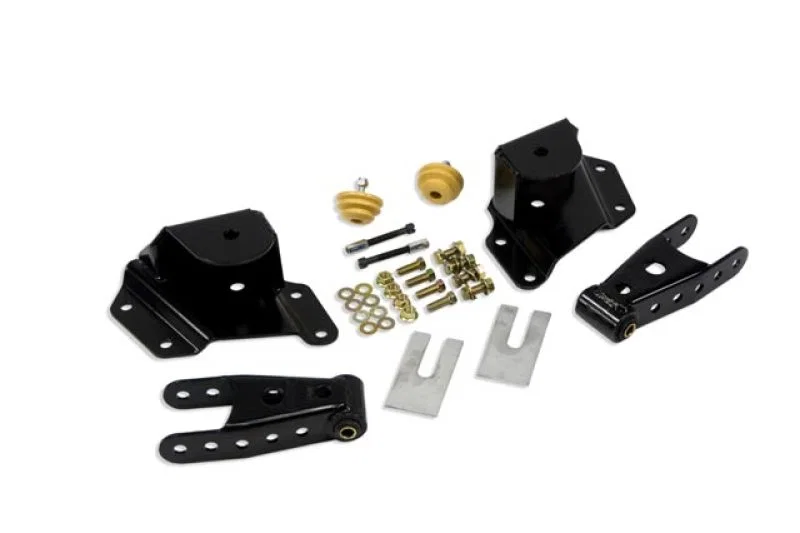 Belltech 6512, SHACKLE AND HANGER KIT 99-06 GM/GMC 1500 STD CAB 4inch
