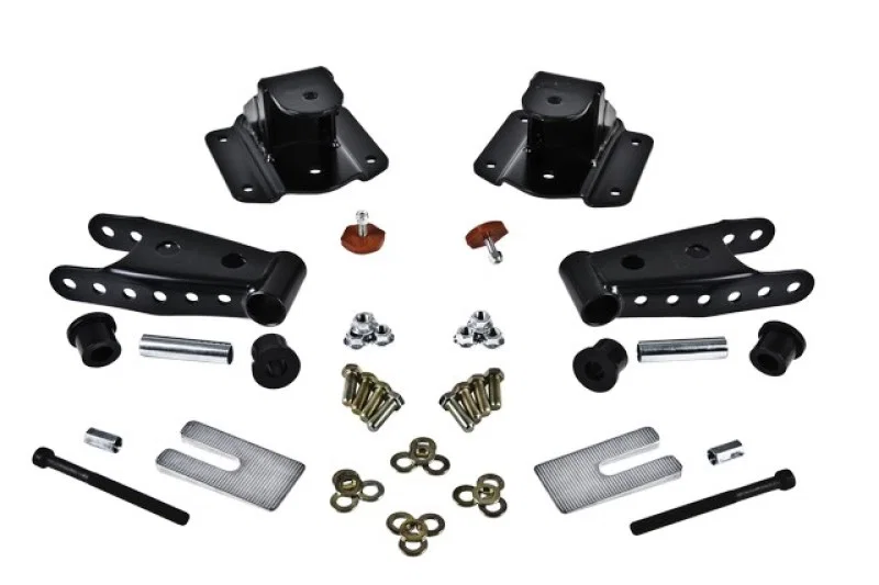 Belltech 6594, SHACKLE AND HANGER KIT 94-00 Dodge RAM 2500 4inch