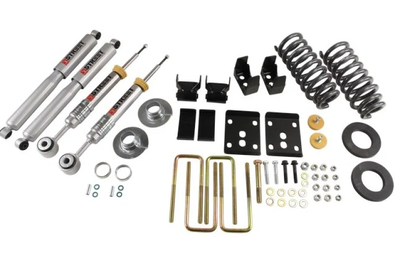 Belltech 979SP, 09-13 Ford F150 Ext/Quad Cabs 2WD Lowering Kit w/SP Shocks 2 or 3in F/5.5in R Drop