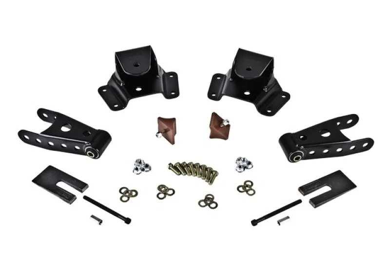 Belltech 6750, SHACKLE AND HANGER KIT 75-91 GM C30 CrewCab/Dually 4inch