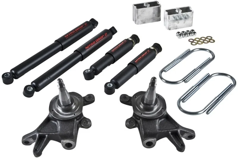 Belltech 440ND, LOWERING KIT WITH ND2 SHOCKS for Nissan