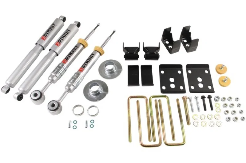 Belltech 972SP, 09-13 Ford F150 Ext&Quad Cab Short Bed 2WD Lowering Kit w/ SP Shocks 5.5in R Drop