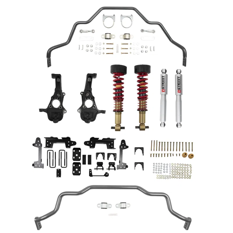 Belltech 1041HK, LOWERING KIT 2019+ GM Silverado / Sierra 1500 4WD All Cabs - 2-5in Fr / 6in R