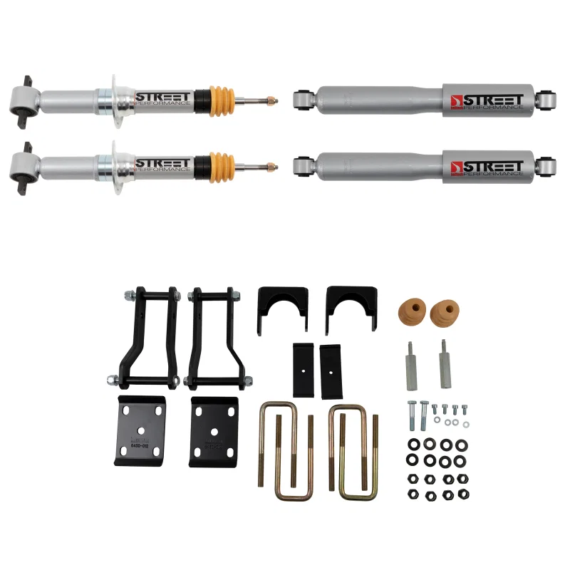 Belltech 1045SP, LOWERING Kit 2019+ Ford Ranger 4WD 2in Front/4in Rear