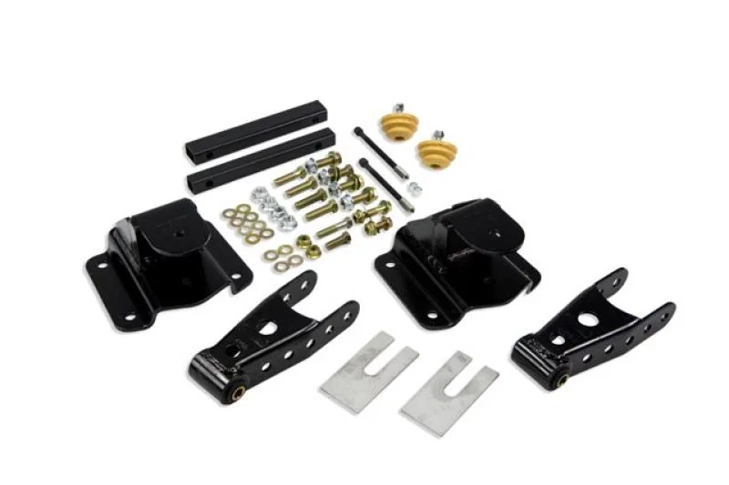 Belltech 6584, SHACKLE AND HANGER KIT 94-99 RAM 1500 XtdCab 4inch