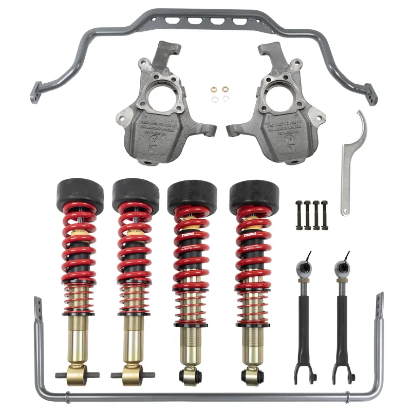 Belltech 1034HK, 2021+ Chevrolet Suburban/GMC Yukon XL 2WD/4WD 2.5in-3.5in F / 1in-4.5in R Perf Handling Kit
