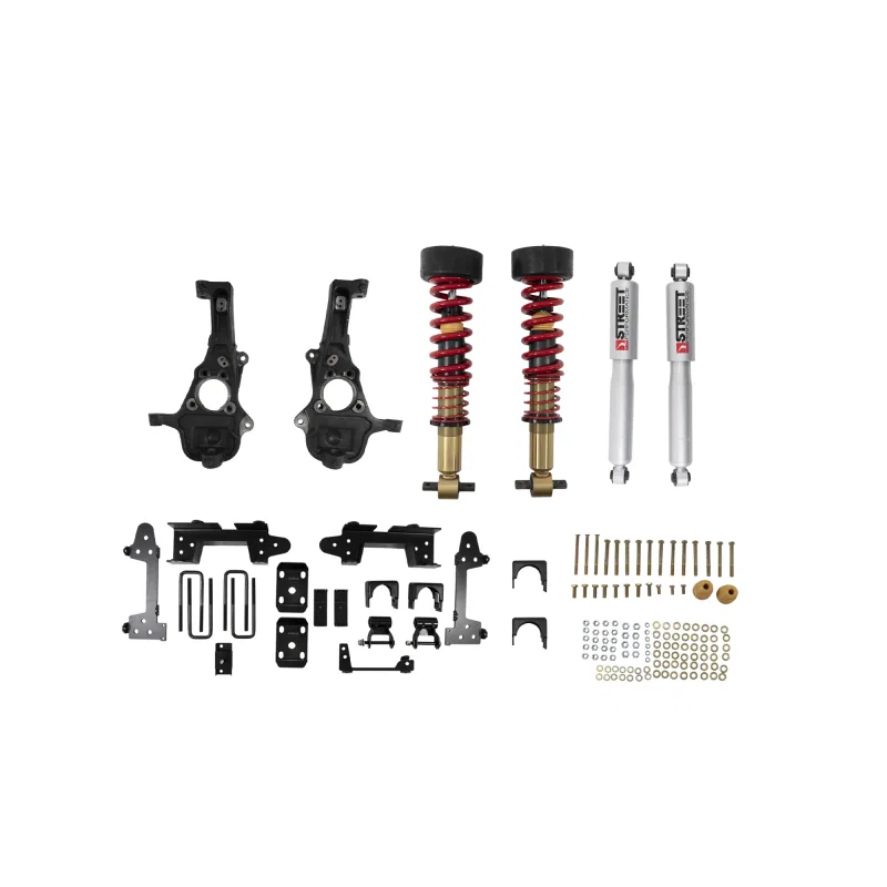 Belltech 1041SPC, 19-23 Chevy/GMC Silverado/Sierra 1500 Short Bed 4WD Street Performance Coilover Kit