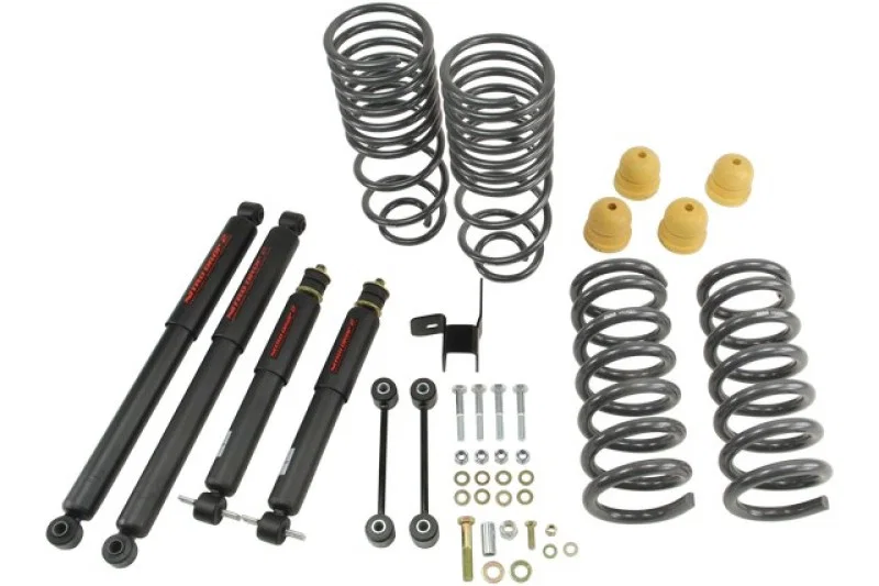 Belltech 964ND, 09-13 Dodge Ram 1500 Std Cab Lowering Kit w/ND II Shocks - 2in F/4in R Drop