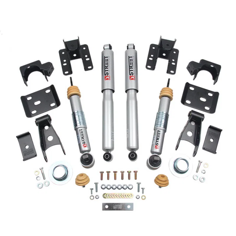 Belltech 1018SP, LOWERING KIT 16.5-17 Chevy Silverado All Cabs 4WD 2inF/2inR