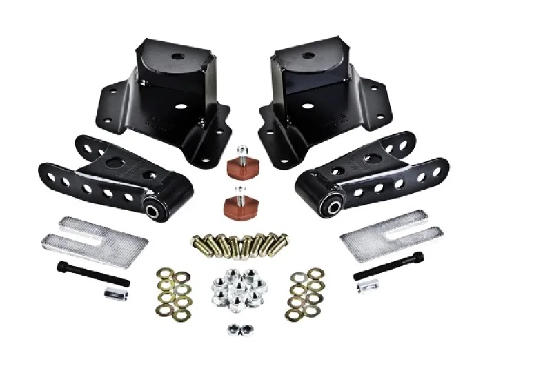 Belltech 6511, SHACKLE AND HANGER KIT 99-06 GM/GMC 1500 STD CAB 3inch