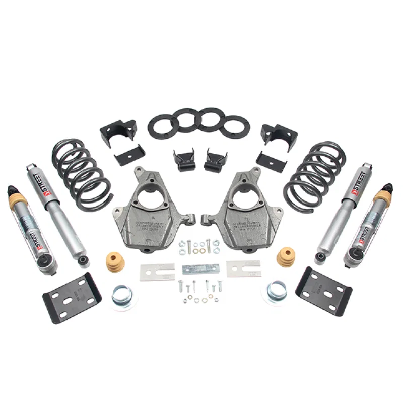 Belltech 1015SP, LOWERING KIT 16.5-17 Chevy Silverado All Cab 2W 3-4F/ 7R