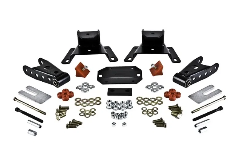 Belltech 6417, SHACKLE AND HANGER KIT 87-96 F150 EXT CAB 4inch