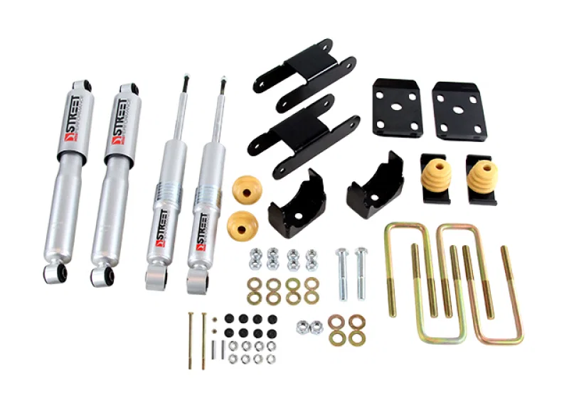 Belltech 999SP, 2015 GM Colorado/Canyon Ext Cab Short Bed Lowering Kit w/ND II Shocks - 0-3in F/4in R Drop