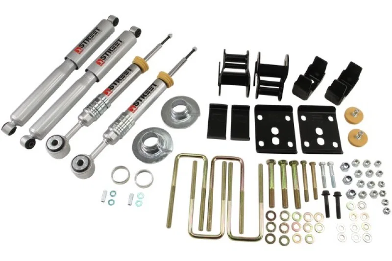 Belltech 983SP, Lowering Kit 09-13 Ford F150 Ext Cab/Quad Cab Short Bed 2WD 2in or 3in F/4in Rear w/ Shocks