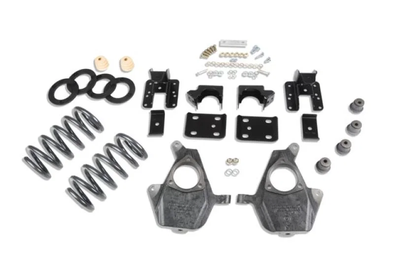 Belltech 996, LOWERING KIT 14 Silverado/Sierra Ext/Crew Cab 2WD 3in or 4in Ft/5in or 6in Rr w/o Shocks