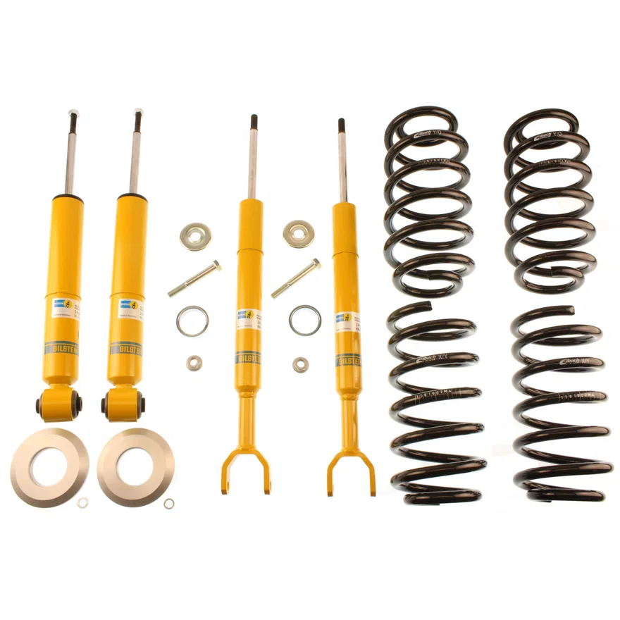 Bilstein 46-192257, B12 (Pro-Kit) Front and Rear Suspension Kit for Audi A6 Quattro