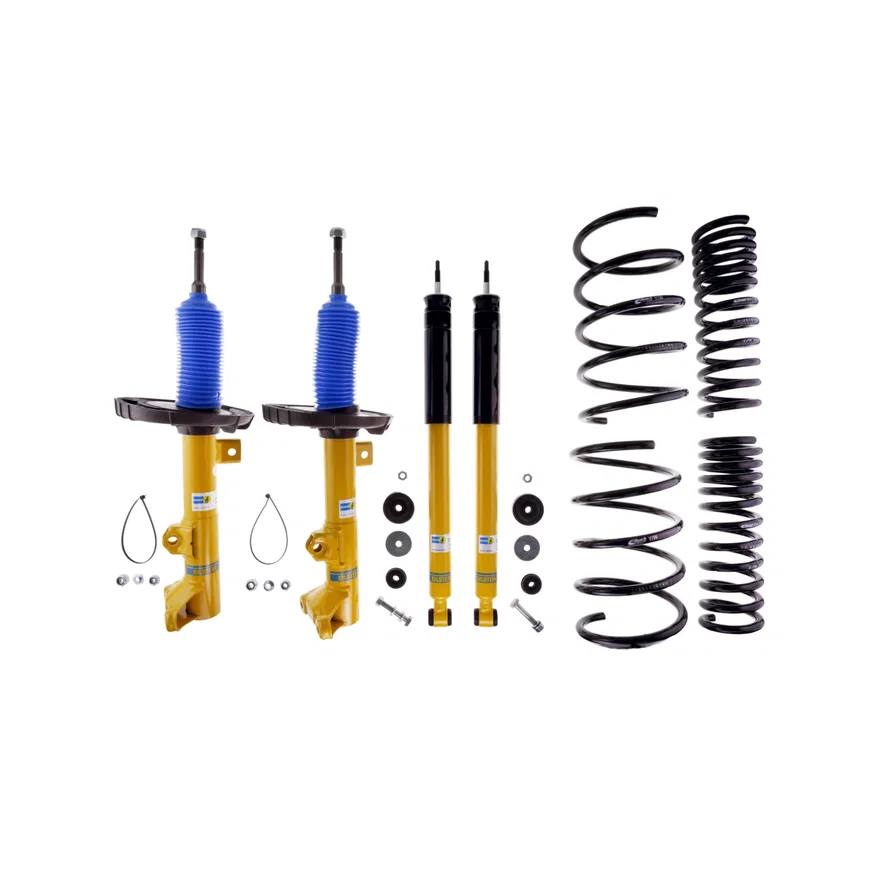 Bilstein 46-181817, B12 (Pro-Kit) Front and Rear Suspension Kit for Mercedes-Benz