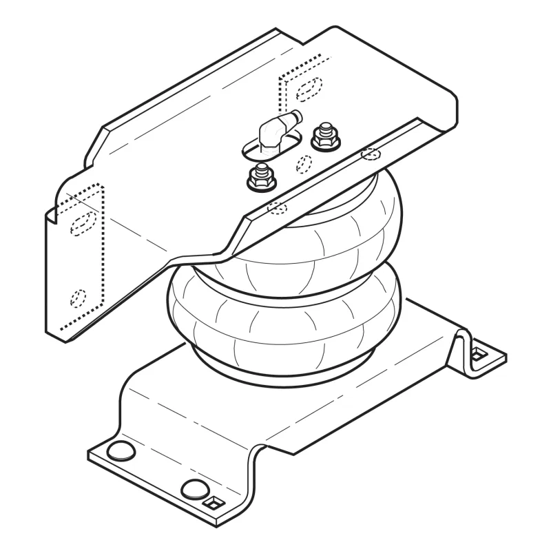 Firestone 2176, Ride-Rite Air Helper Spring Kit Rear GM & F350/F450 Cab Chassis (W217602176)