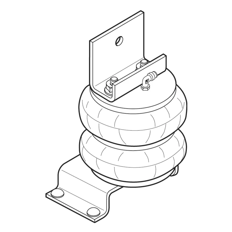 Firestone 2070, Ride-Rite Air Helper Spring Kit Front 90-07 F35 (W217602070)