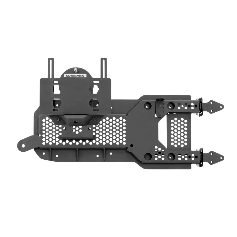 Go Rhino 27137T, 08-22 Jeep Wrangler JL/JLU Body Mount Spare Tire Carrier - Tex. Blk