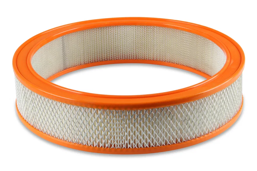 Air Filter - 14"x3"  - White Paper Element - Orange Ring
