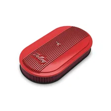 Vintage Series Oval Air Cleaner - Gloss Red Machined image 1