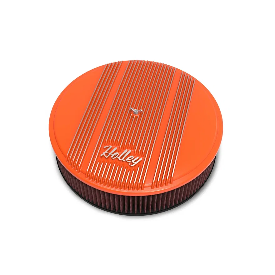 Vintage Series 14" Round Finned Air Cleaner Assembly, with 3" Premium Filter