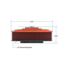 Vintage Series Oval Air Cleaner - Factory Orange Machined image 15