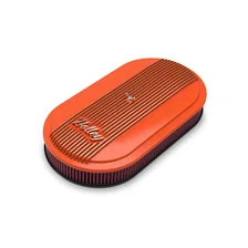 Vintage Series Oval Air Cleaner - Factory Orange Machined image 1