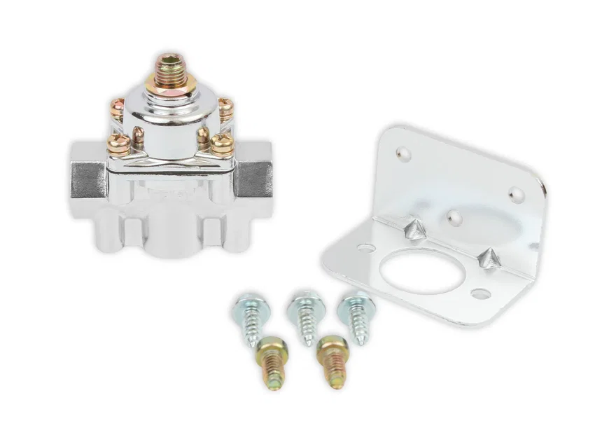 Holley 12-804, Chrome Carbureted Fuel Pressure Regulator