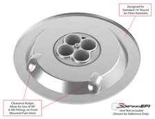 Sniper Air Cleaner Assembly, 14" x 4" - Chrome Finish image 6
