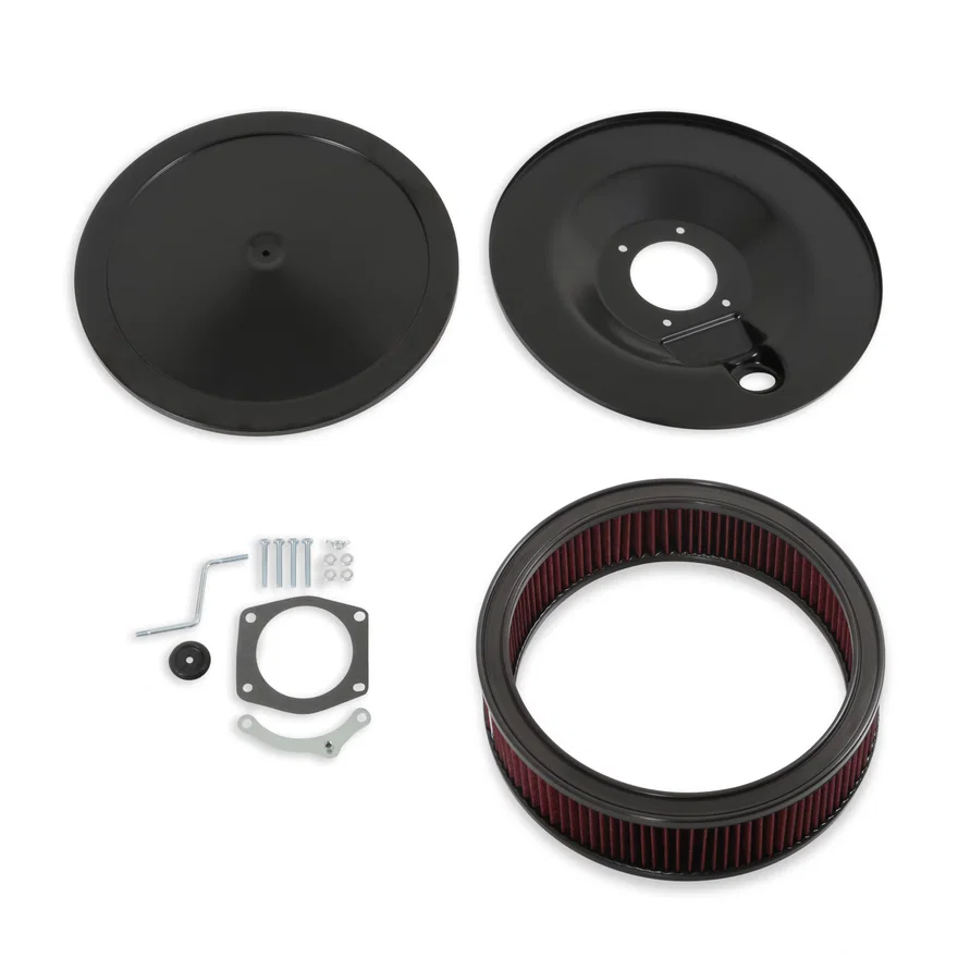 RetroFilter Drive-By-Wire Air Cleaner - 16-Inch Diameter - Black