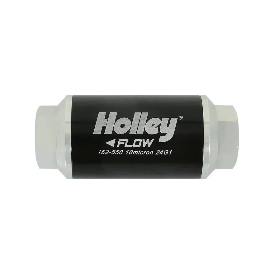 Holley 162-550, 100 GPH HP Billet Fuel Filter
