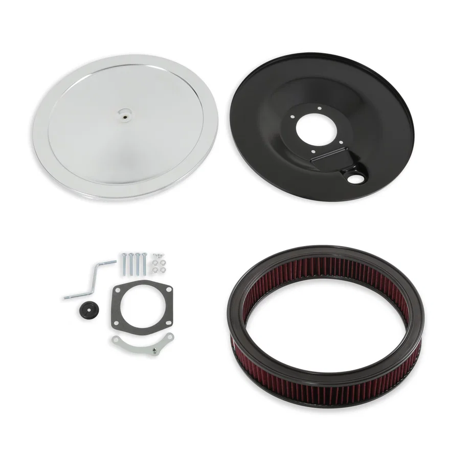 RetroFilter Drive-By-Wire Air Cleaner - 16-Inch Diameter - Chrome