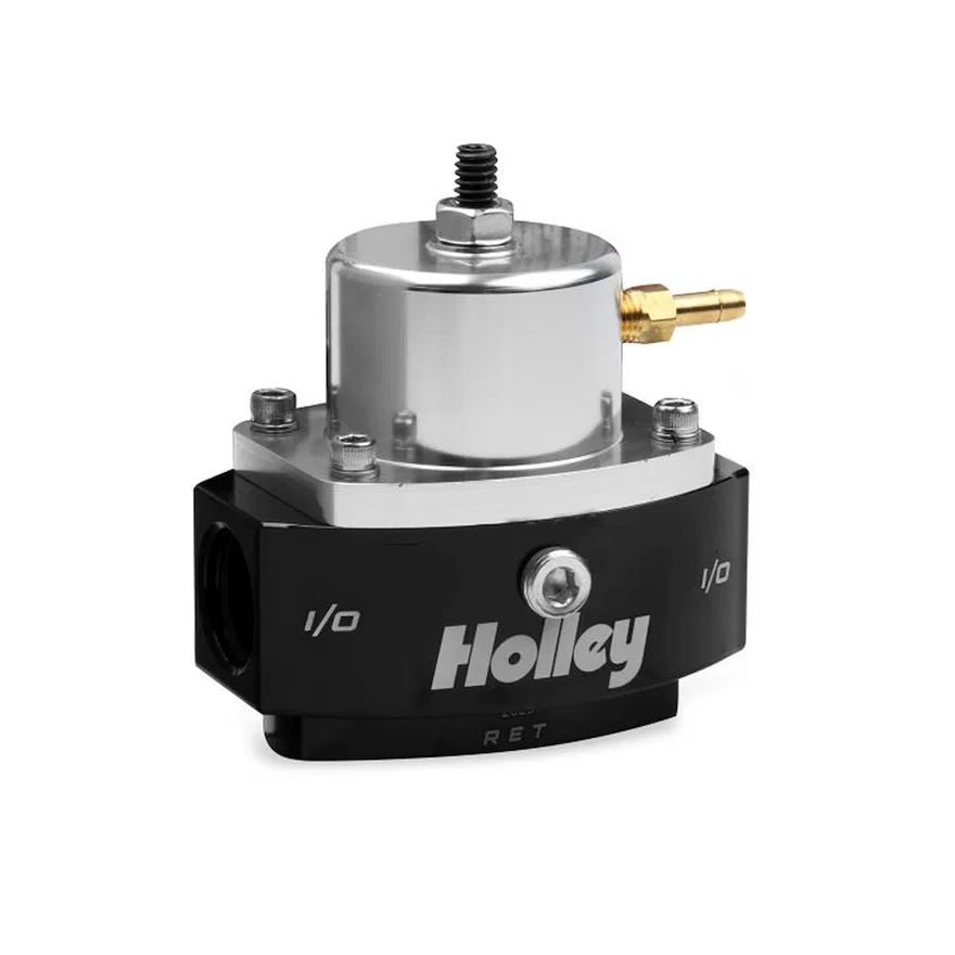 Holley 12-879, Adjustable Billet By-Pass Regulator-3/8" NPT