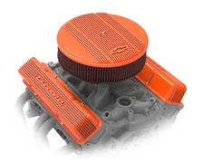 Vintage Series GM Licensed Air Cleaner - Factory Orange Machined image 2