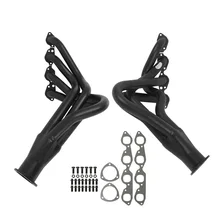 Super Competition Long Tube Header - Painted for Chevrolet Chevy II image 1