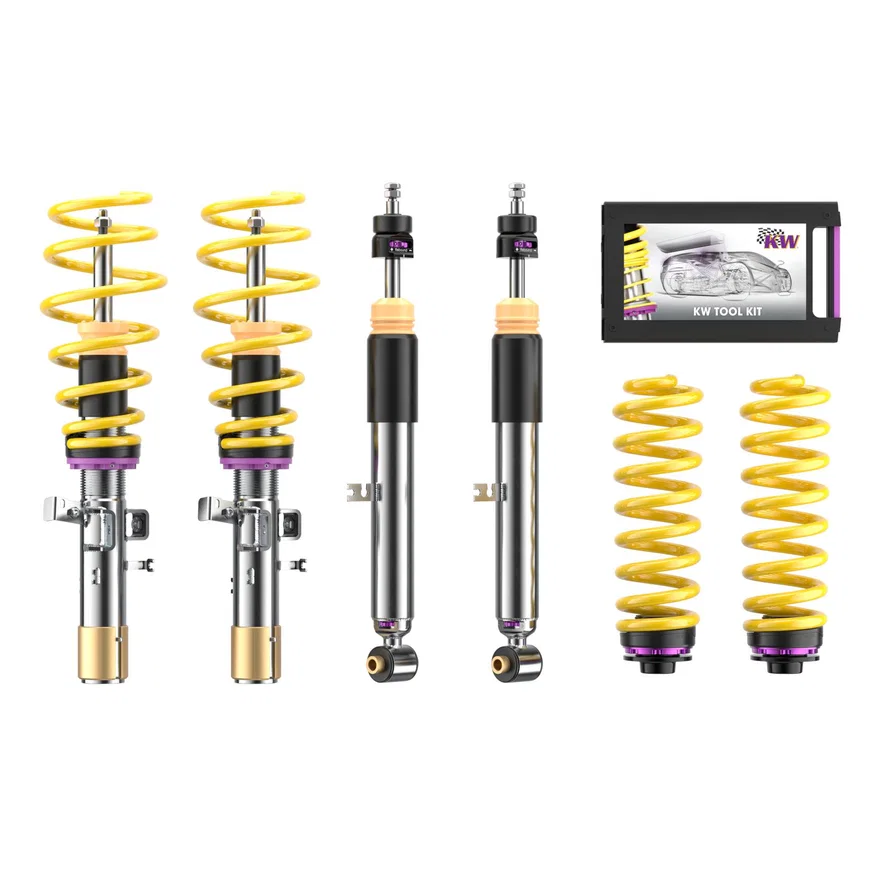 KW 352088000R, SUSPENSIONS 352088000R KW V3 LEVELING COILOVER BUNDLE for Volkswagen GTI