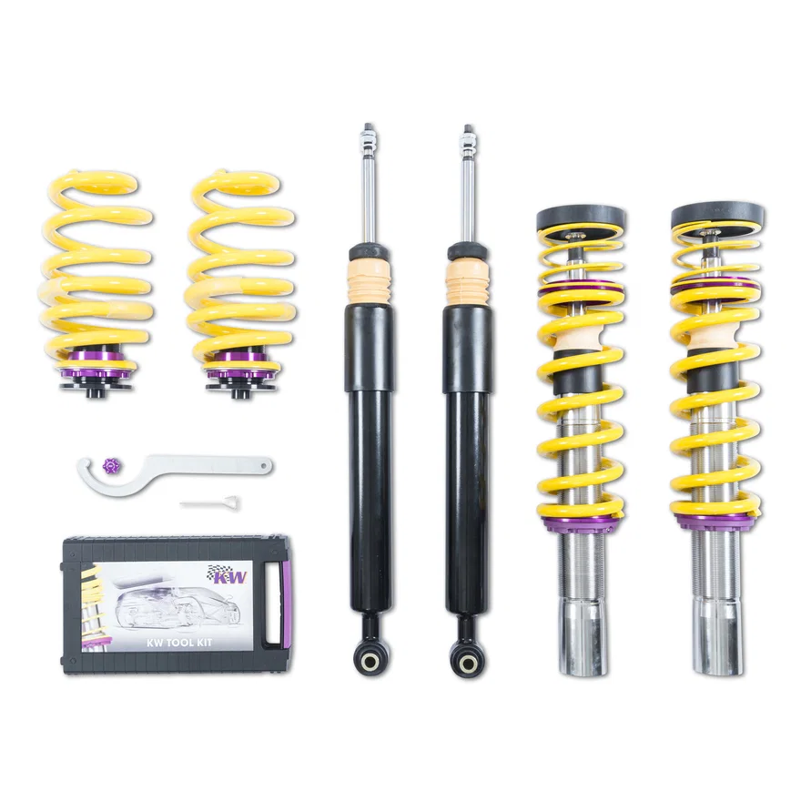 KW 102100AV, SUSPENSIONS 102100AV KW V1 COILOVER KIT for Audi A4