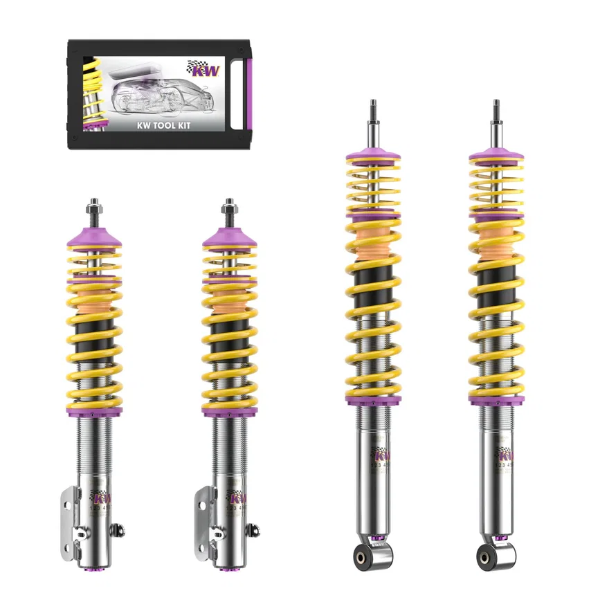 KW 35280004, SUSPENSIONS 35280004 KW V3 COILOVER KIT for Volkswagen
