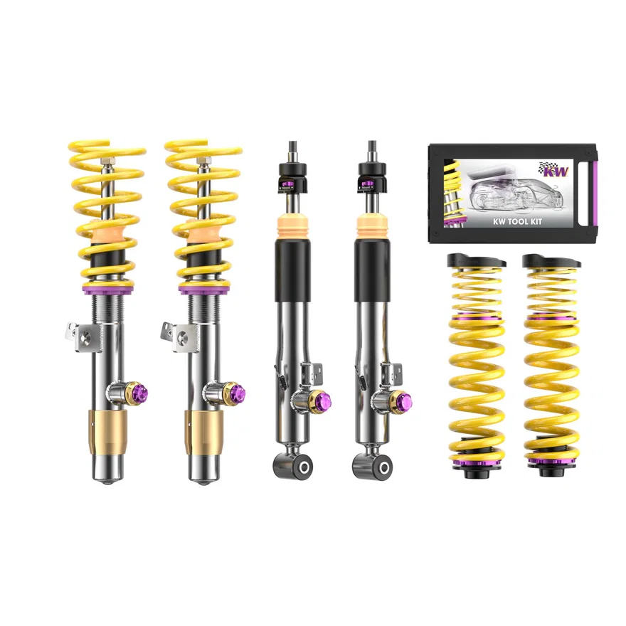 KW 3A771084, KW SUSPENSIONS 3A771084 KW V4 COILOVER KIT BUNDLE