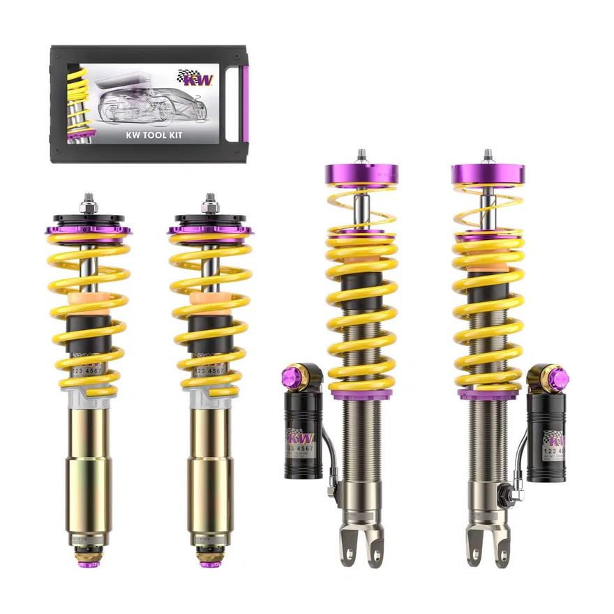 KW 3A771090, SUSPENSIONS 3A771090 KW V4 COILOVER KIT BUNDLE for Porsche 911