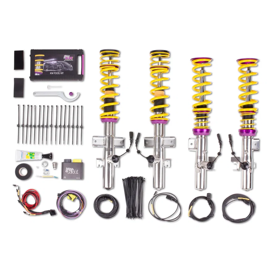 KW 39055001, SUSPENSIONS 39055001 KW DDC ECU COILOVER KIT for Land Rover Range Rover Evoque