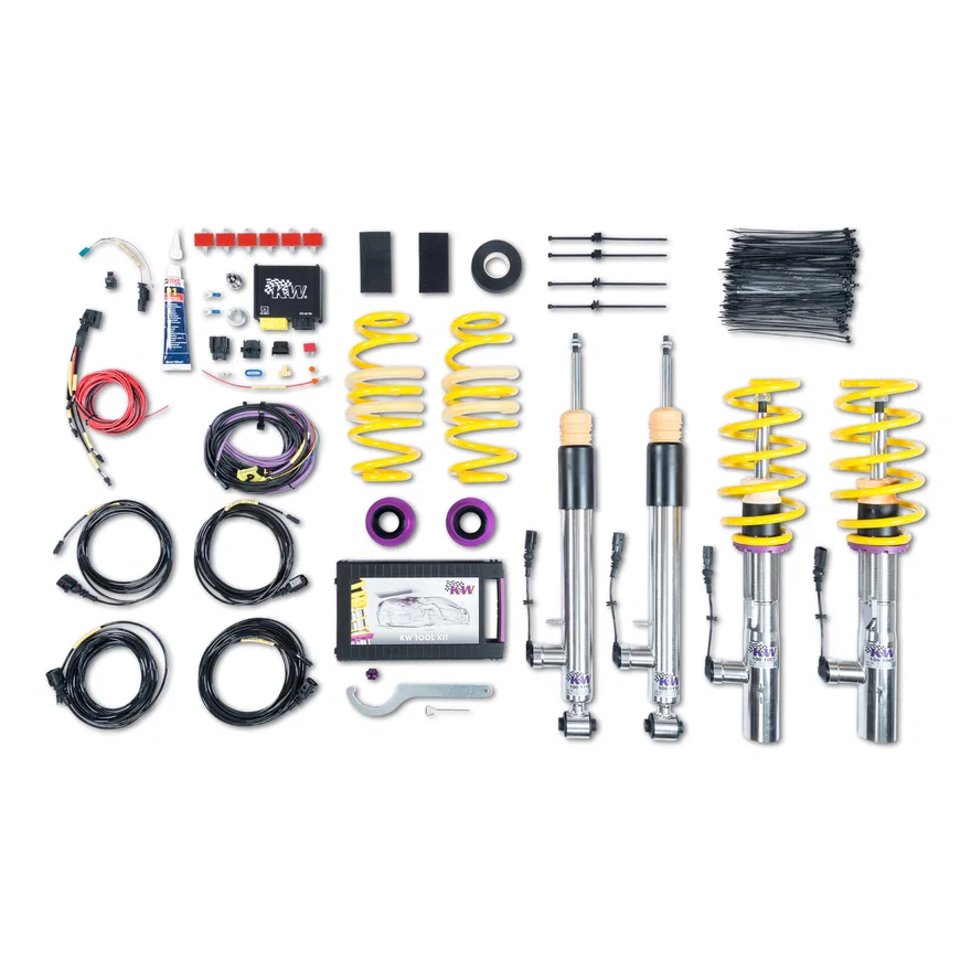 KW 39080056, SUSPENSIONS 39080056 KW DDC ECU COILOVER KIT for Volkswagen Golf R
