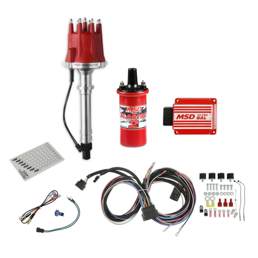 MSD 85551K, Chevy V8 Pro-Billet Distributor Bundle