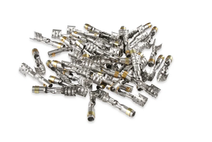 MSD 34604, Terminals, Spark Plug Wire Straight/Multi-Angle  - Qty 50