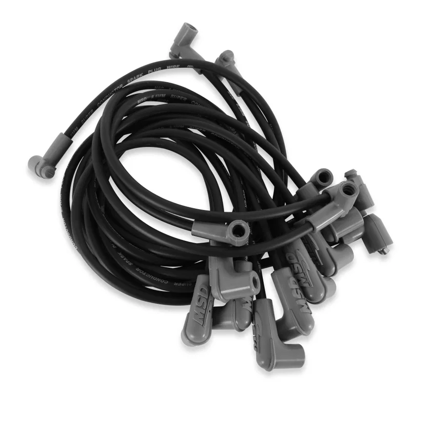 MSD 35603, Wire Set, SC Blk, BB Chevy for use with HEI Tower Cap