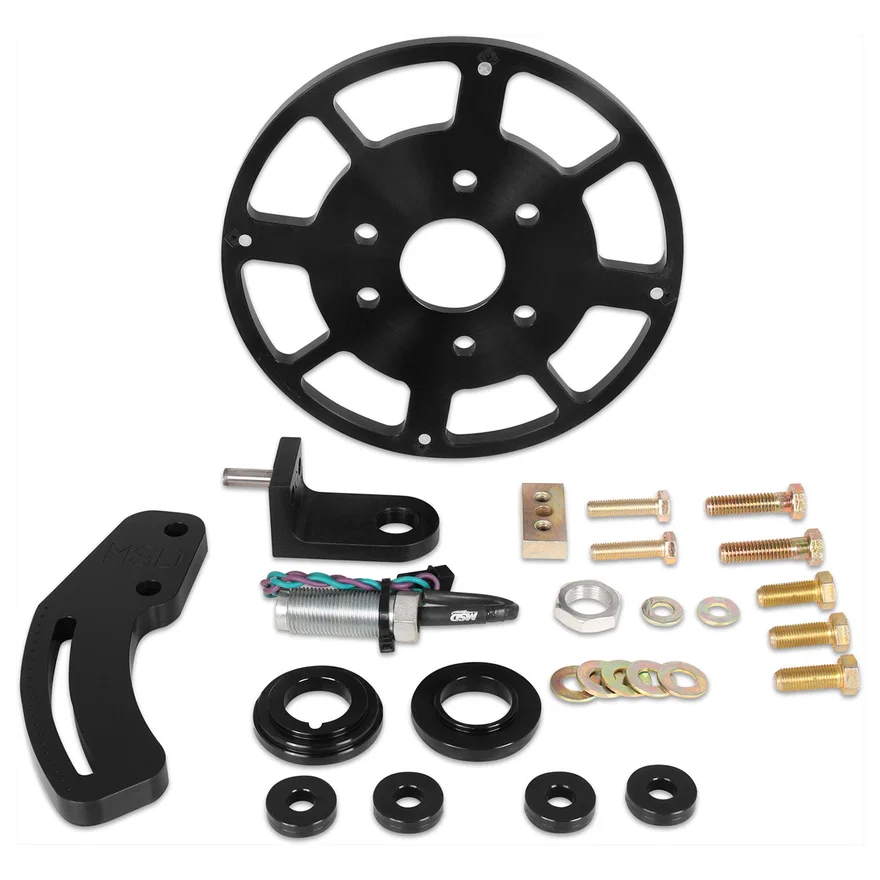 MSD 86153, Crank Trigger Wheel Kit - Flying Magnet - SBC - 8 in. for Chevrolet