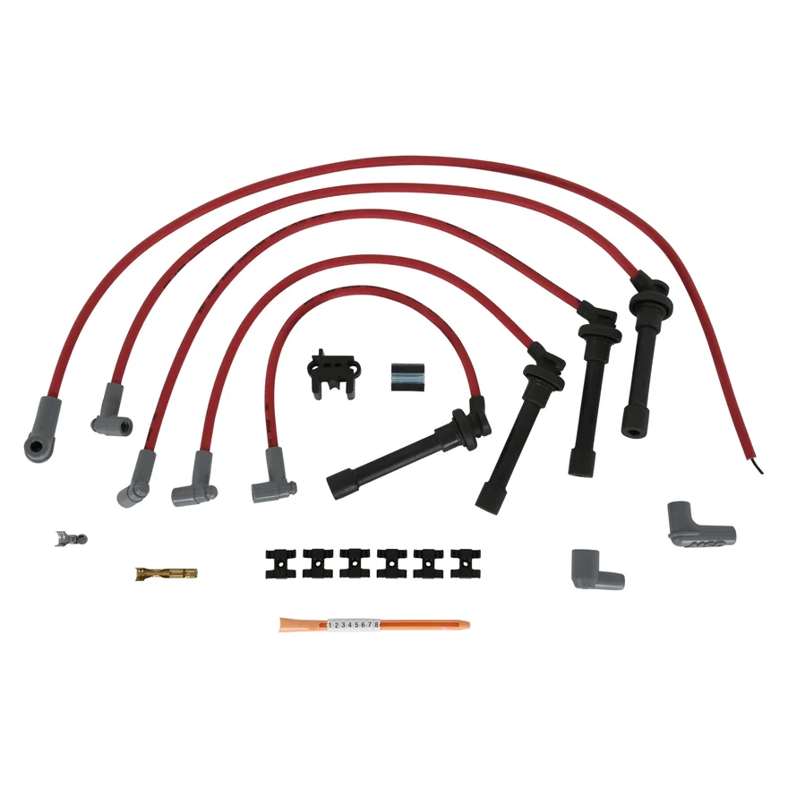 MSD 35359, Super Conductor Spark Plug Wire Set, Honda Civic 1.6L '92-'00 w/Tower Cap