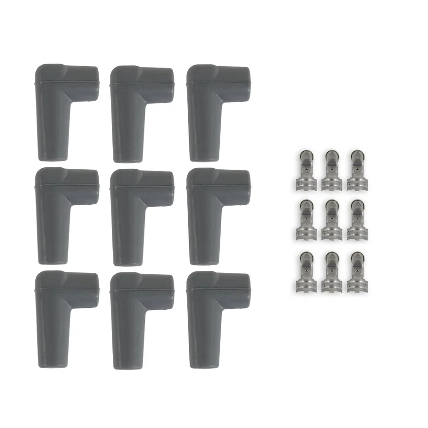 MSD 8848, Boot & Terminal Kit 90 Deg Short HEI Gray